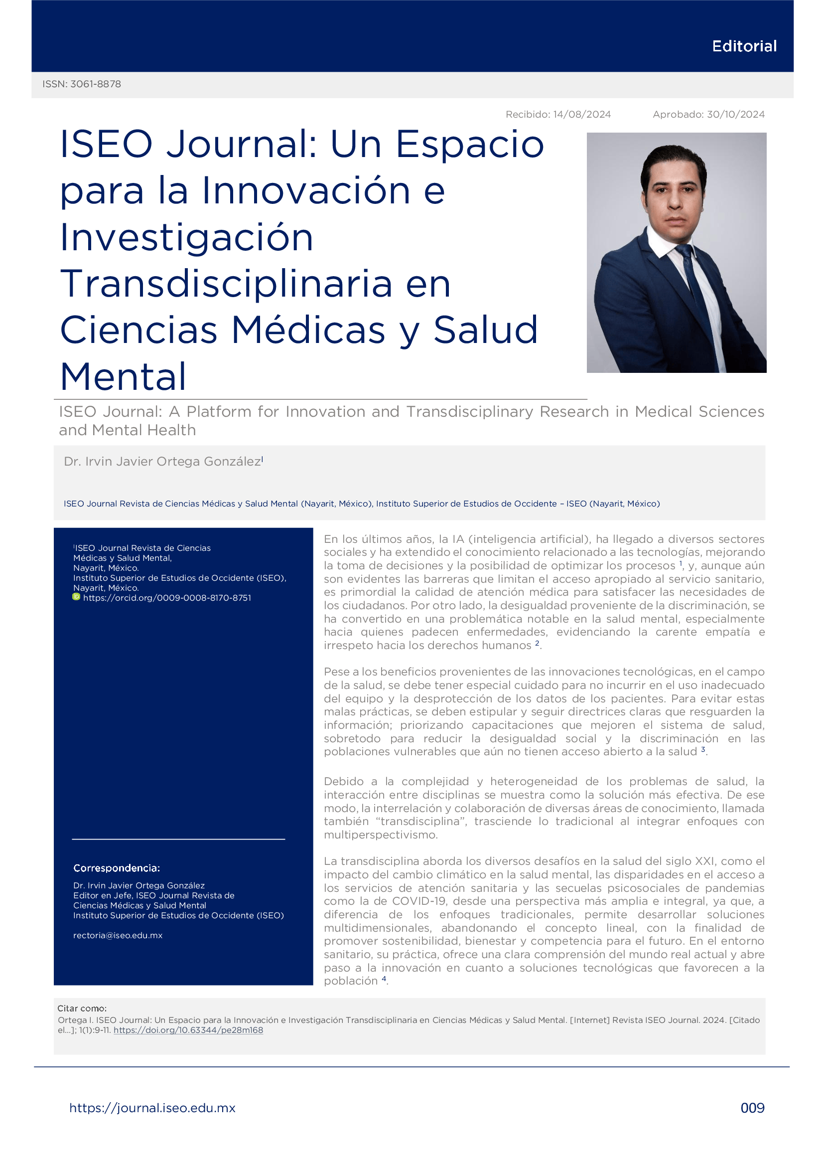 Editorial - Volumen 1.1
